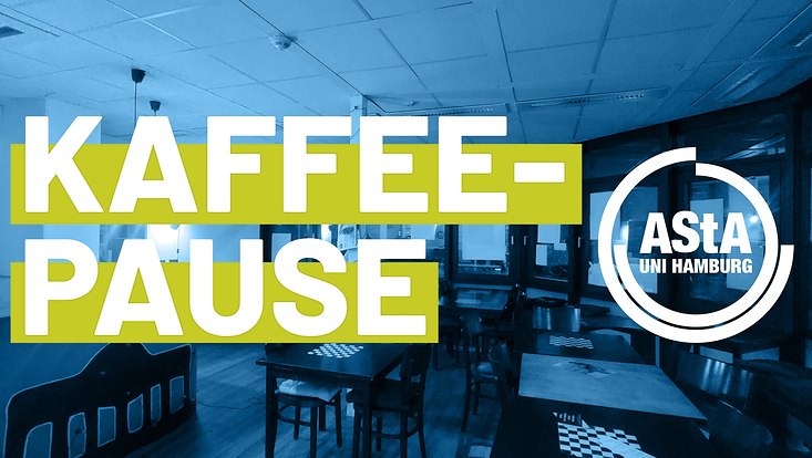 Titel "Kaffeepause" und AStA-Logo