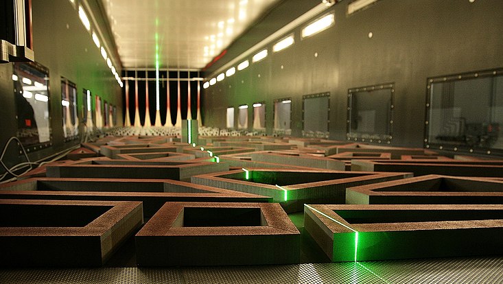 Windkanallabor der Universität Hamburg