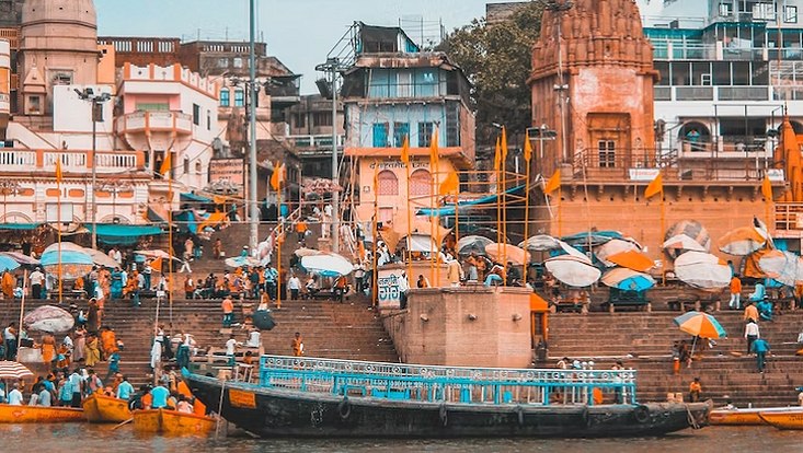 Leben am Fluss Ganges