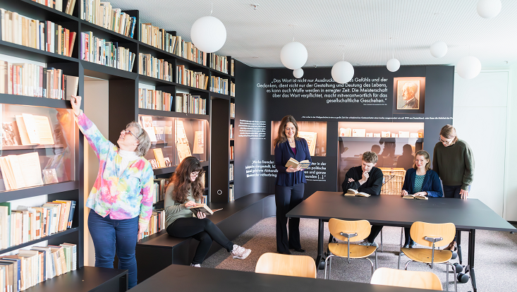 Forschungsstelle für Exilliteratur in der Bibliothek im Phil-Turm